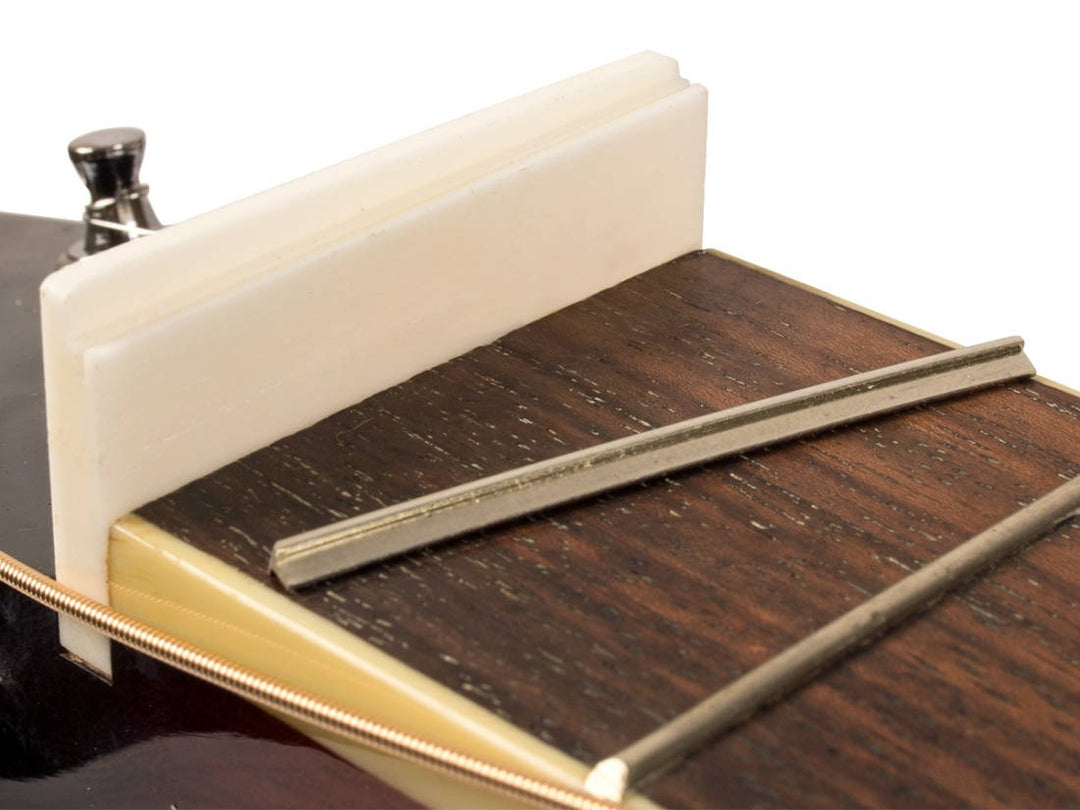 A replacement blank resonator for Gold Tone instruments, specifically designed to fit 6-string "banjitars" (like the GT-500) or 5-string banjos.