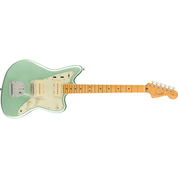 Fender American Professional II Jazzmaster Maple Fingerboard Electric Guitar - Mystic Surf Green