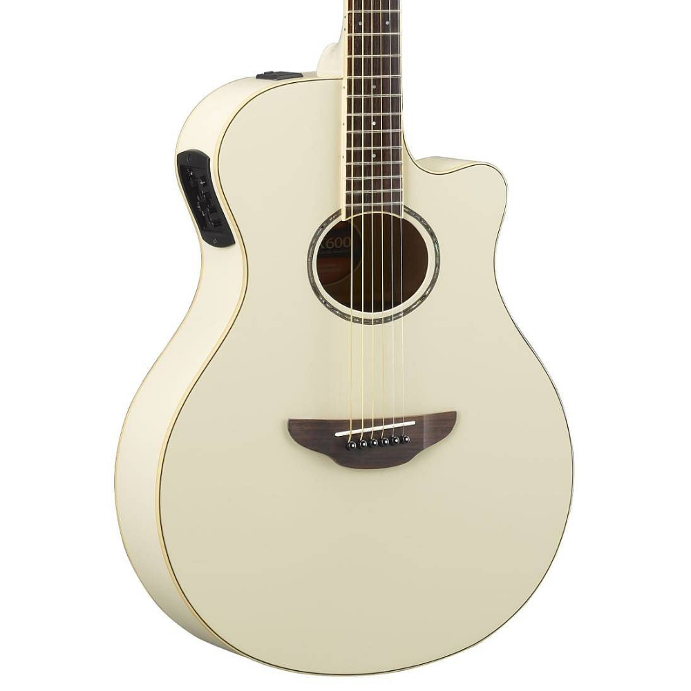 Yamaha APX600 Acoustic Guitar - Vintage White