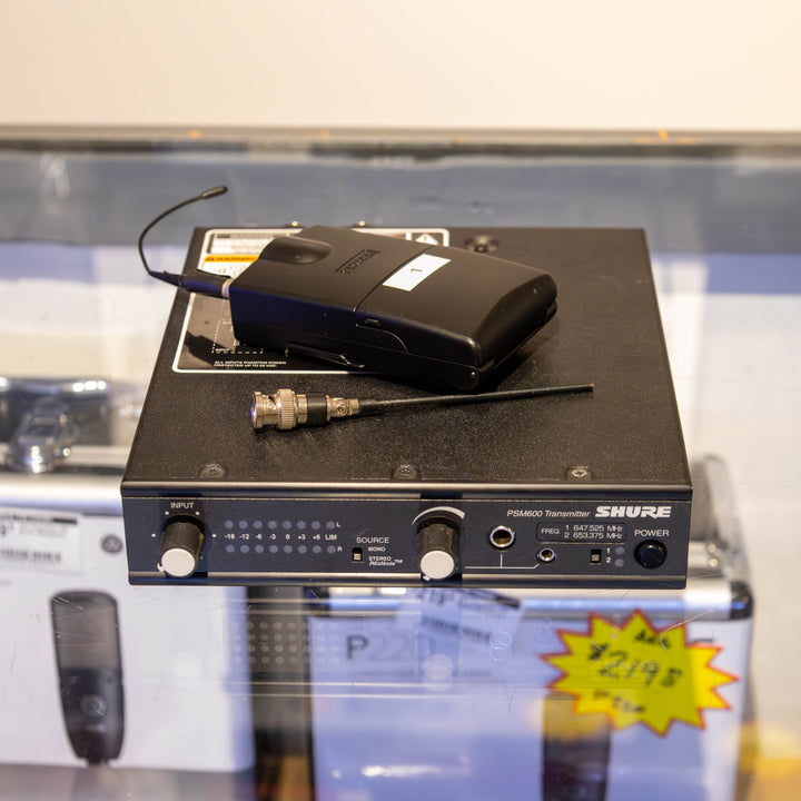 Shure PSM600 Transmitter & Wireless Receiver System (Used)