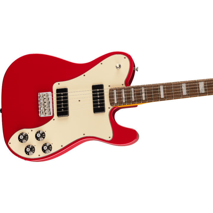 Fender USA Chris Shiflett Cleaver Telecaster Deluxe, Rosewood Fingerboard (Dakota Red) Electric Guitar