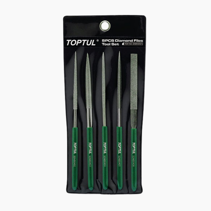 Allparts TOPTUL 5-Piece Diamond Needle File Set