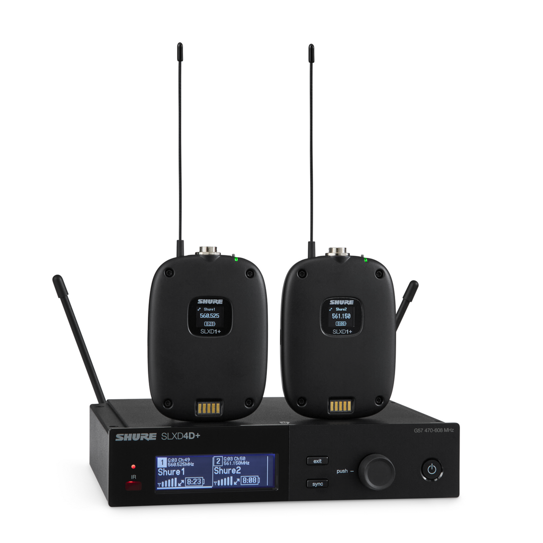 Shure SLXD14D+-G57 Bodypack System Dual
