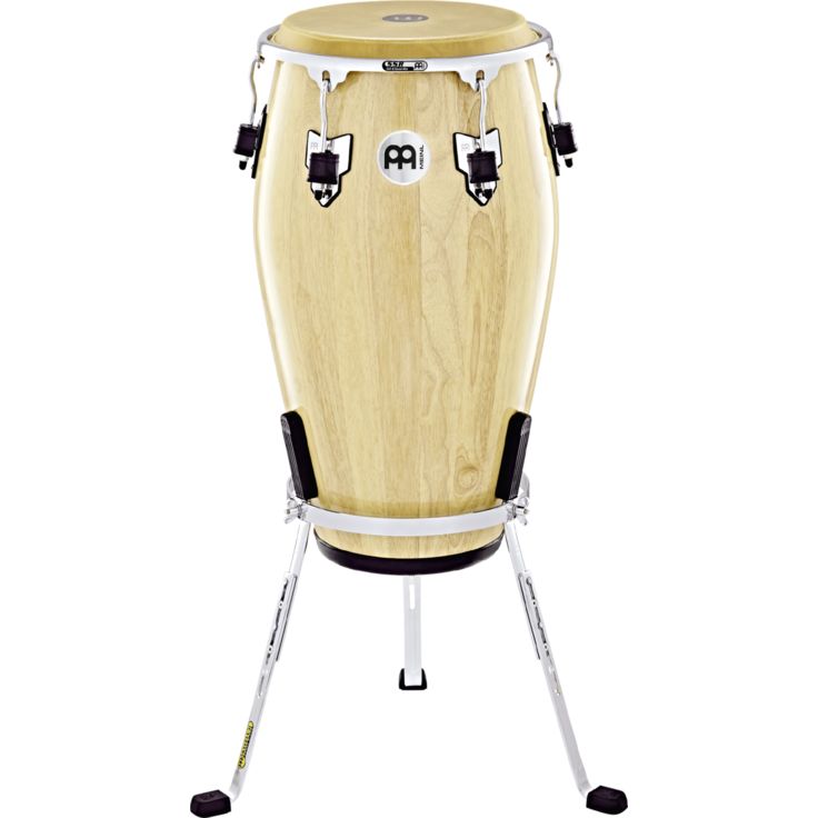Meinl Percussion 12 1/2" MarathonÂ® Exclusive Series Tumba Natural Chrome plated HW True Skin Buffalo Head