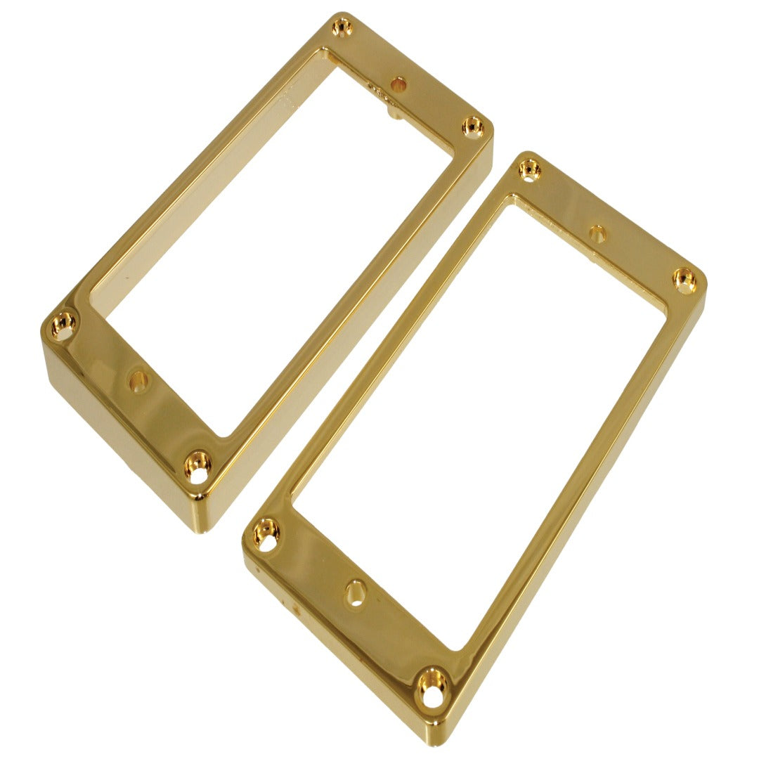 Allparts PC-0438 Curved Metal Humbucking Ring Set Gold