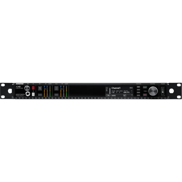 Shure AD4DUS-A Axient Digital Two-Channel Wireless Receiver 470 to 636 MHz