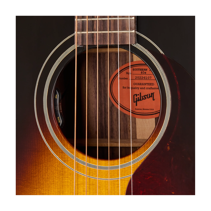 Gibson OCRSSJ40HFVS Southern Jumbo 40s Original Acoustic-Electric Guitar w/Hardshell Case (Vintage Sunburst)