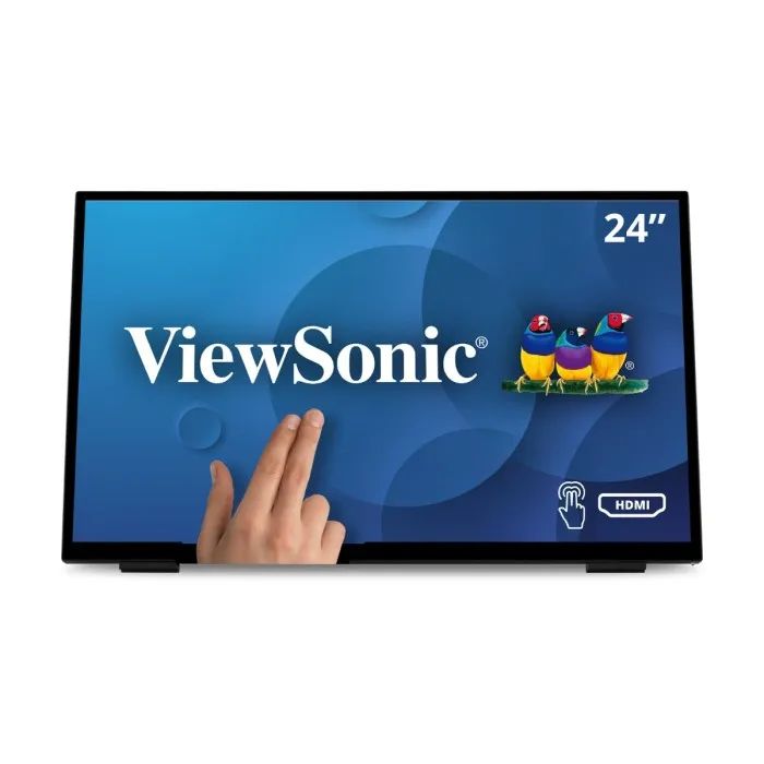 Viewsonic TD2465 24" Frameless PCAP Touch Monitor  Full HD 1080p, 10-Point Touch