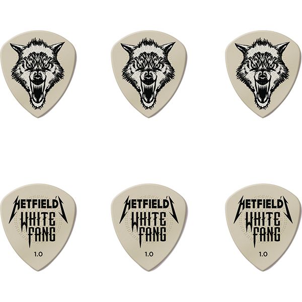 Dunlop White Fang Pick Tin