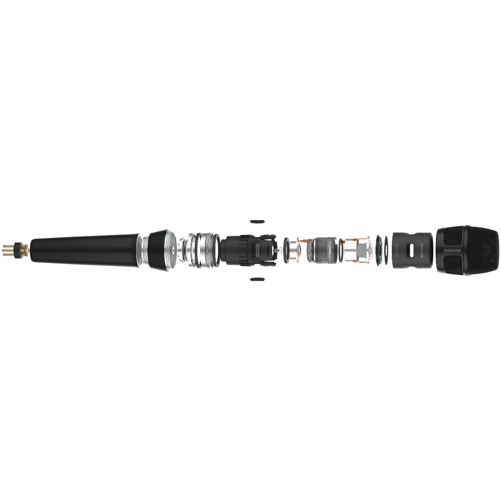 Shure NEXADYNE 8/S Supercardioid Revonic Handheld Vocal Microphone (Black)