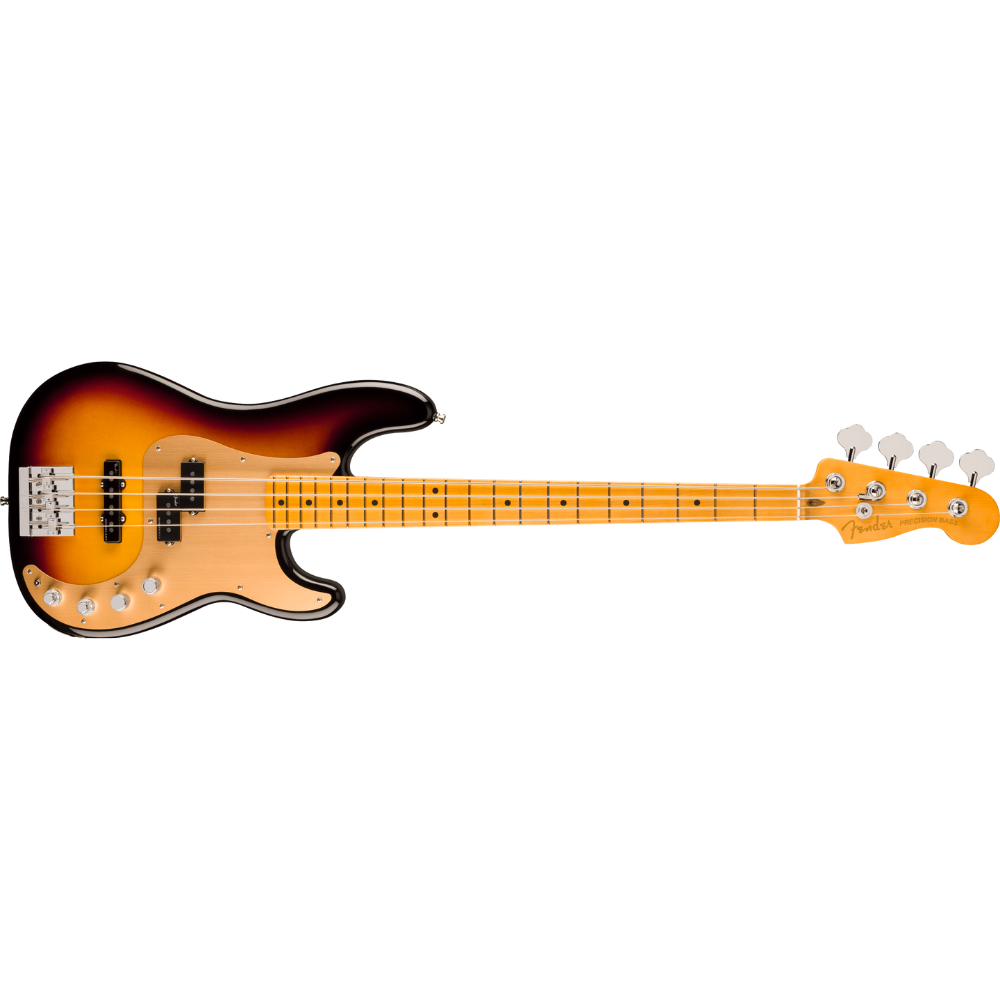Fender American Ultra II Precision Bass (Ultraburst) Electric Bass Guitar