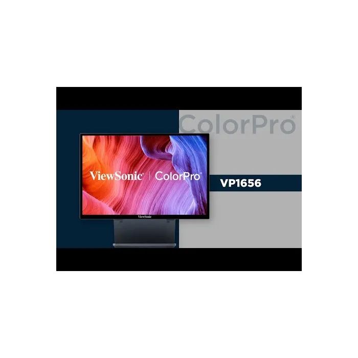 Viewsonic VP1656 16" Portable Monitor  WUXGA 1920x1200, USB-C 40W, Ergonomic Stand, Carrying Case