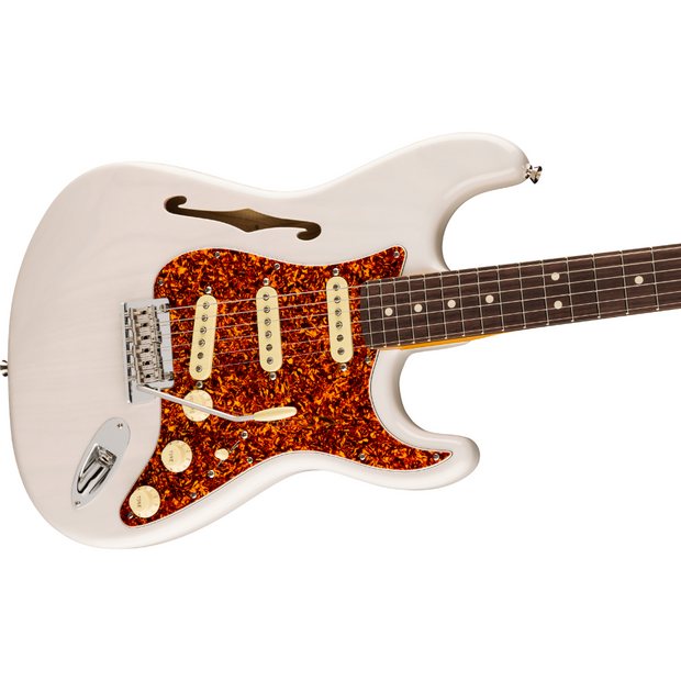 Fender American Professional II Stratocaster® Thinline, Rosewood Fingerboard - White Blonde