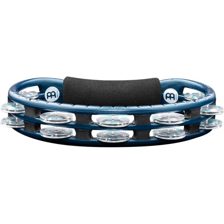 Meinl Percussion Traditional Hand Held ABS Tambourine Dual row Blue Aluminum jingles