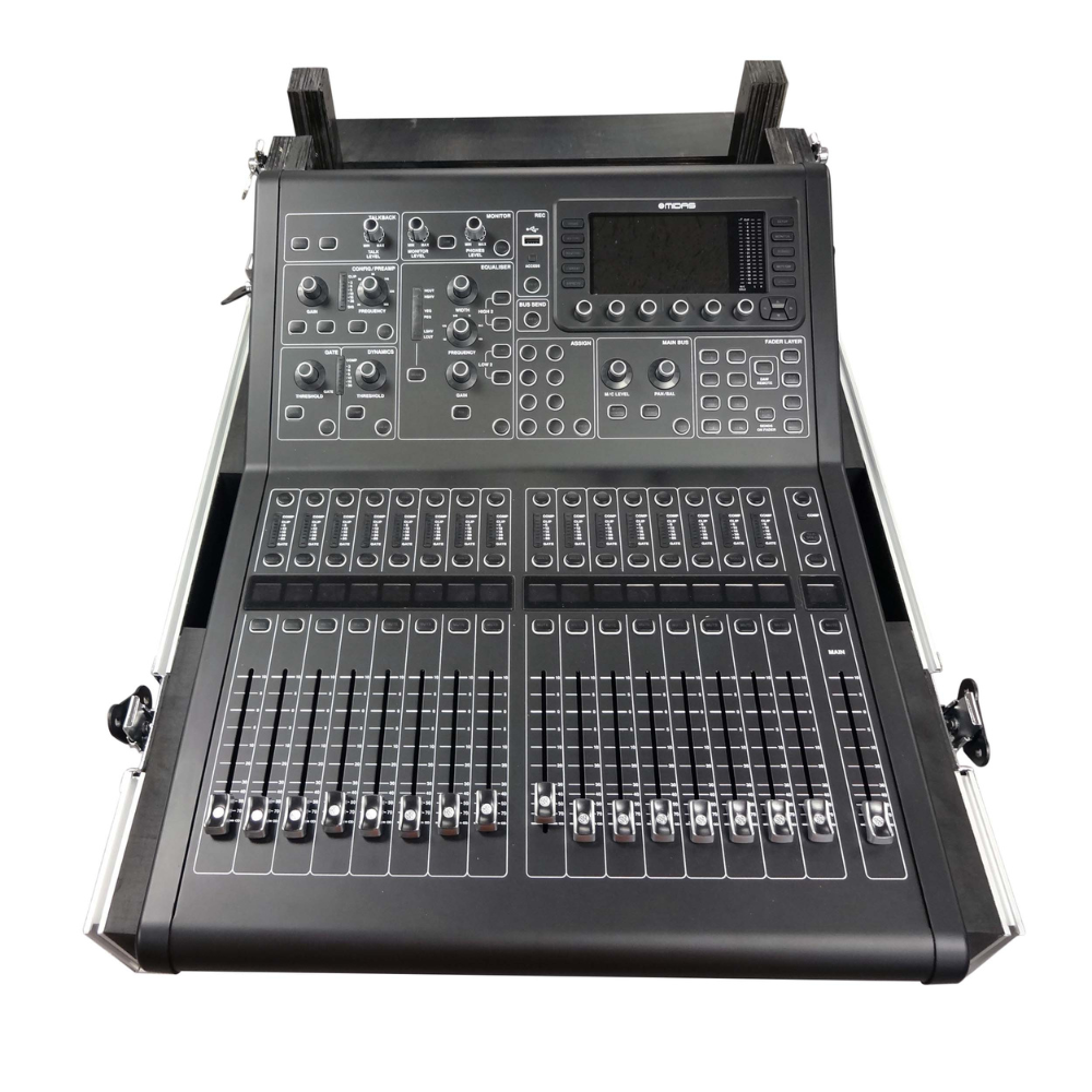 PROX Midas M32R Flight Case w/ Doghouse with Wheels