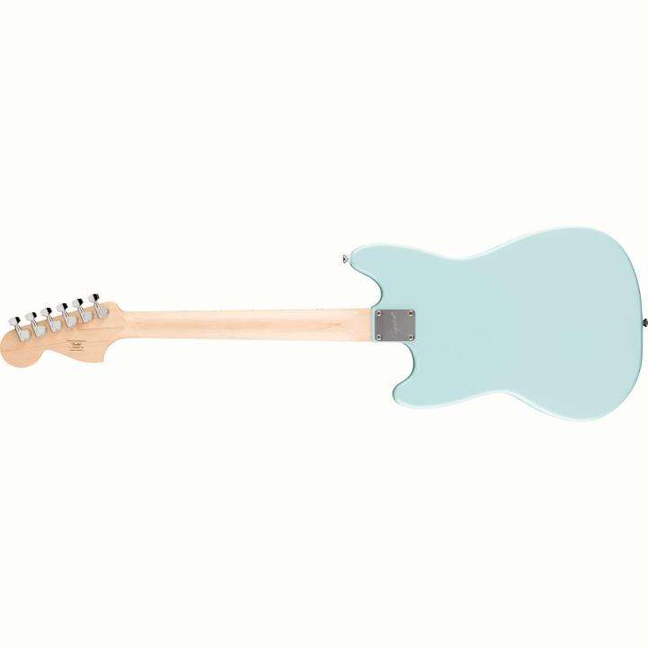 Squier Sonic Mustang, Maple Fingerboard, White Pickguard, (Daphne Blue)