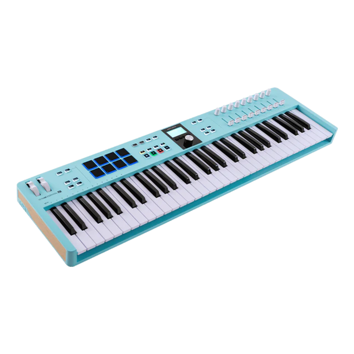 Arturia KEYLAB ESSENTIAL 61 MK3 Universal MIDI Controller 61 Keys - Aquamarine