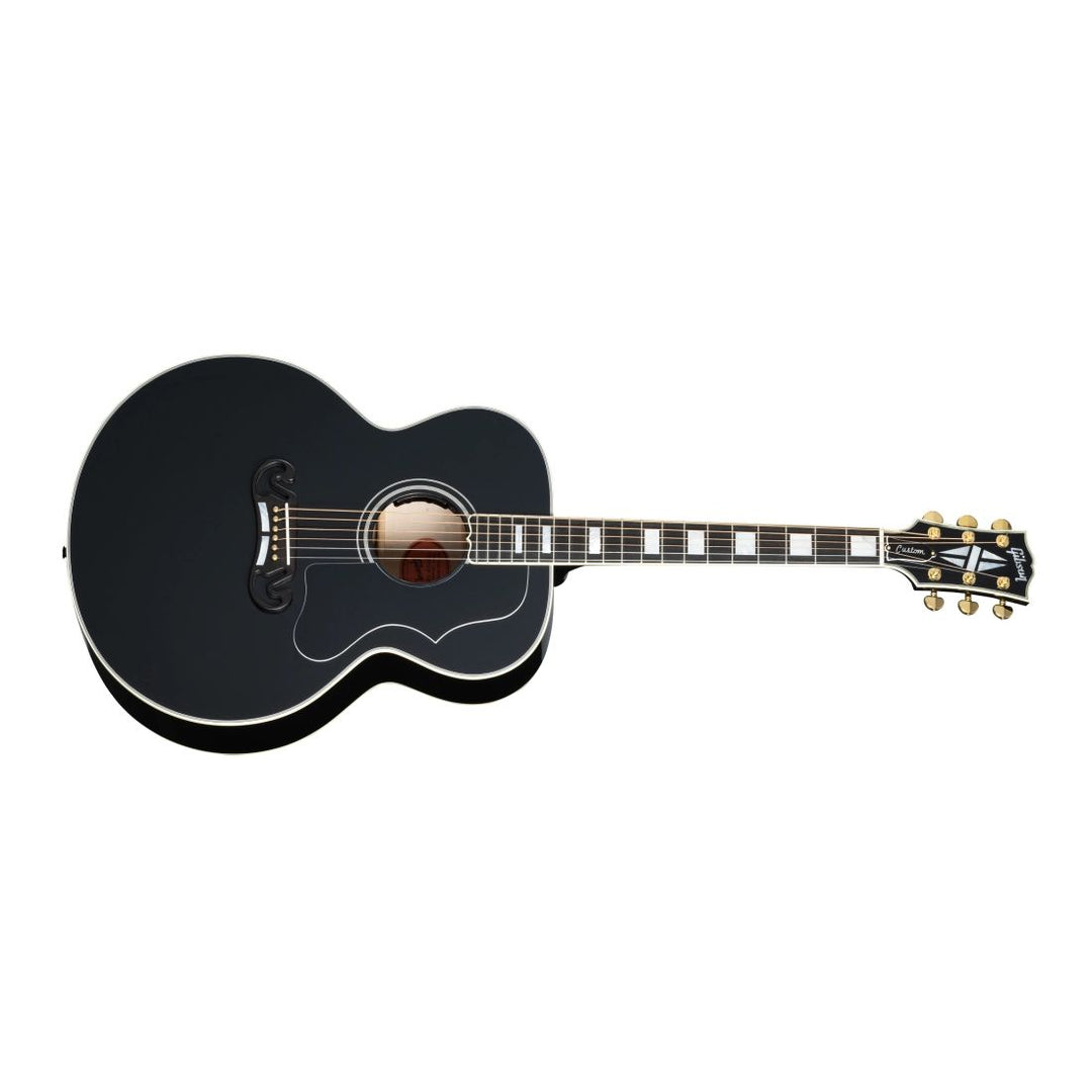 Gibson Custom Shop SJ-200 Custom Acoustic/Electric Guitar with Hardshell Case - Ebony