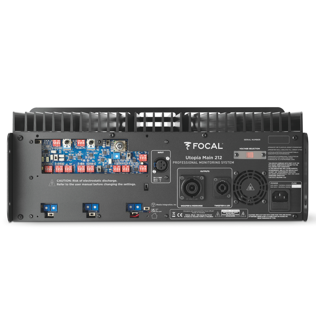 Focal FOBSBEUM2124B003 Bundle Utopia Main 212 BE - Pair, Black