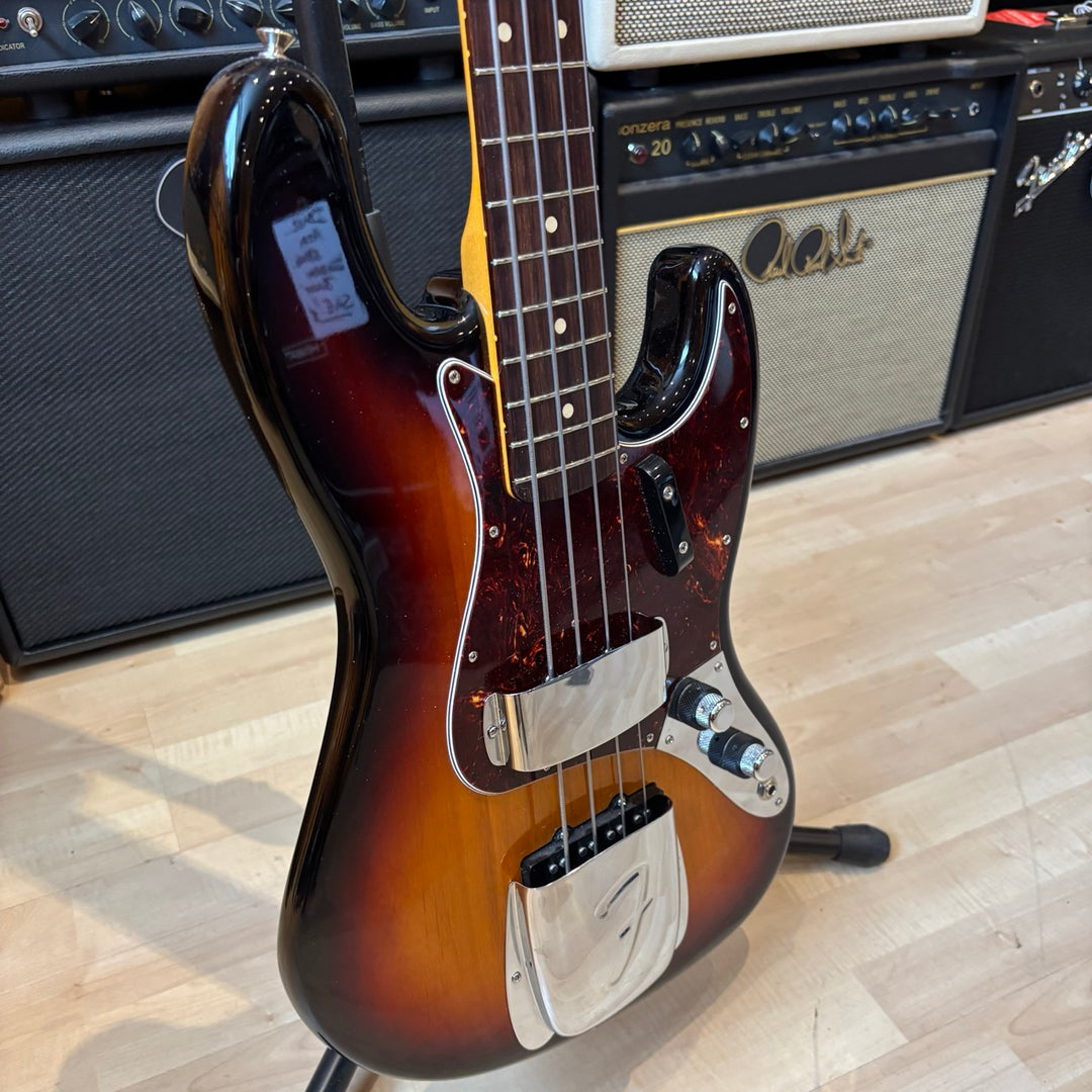 Fender - AVRI 60's Jazz Bass 3-TSB Rosewood  w/OHSC & Case Candy ( MINT 2011) - USED