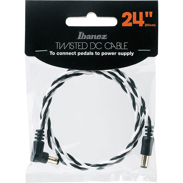 Ibanez DCT24BWH 24 Inch Twisted DC Cable