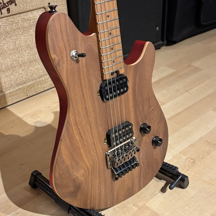 EVH Wolfgang Standard Exotic, Baked Maple Fingerboard Electric Guitar - Black Walnut