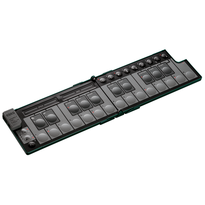Korg NANOKEYFDAG Foldable pocket size MIDI Keyboard - Alpine Green