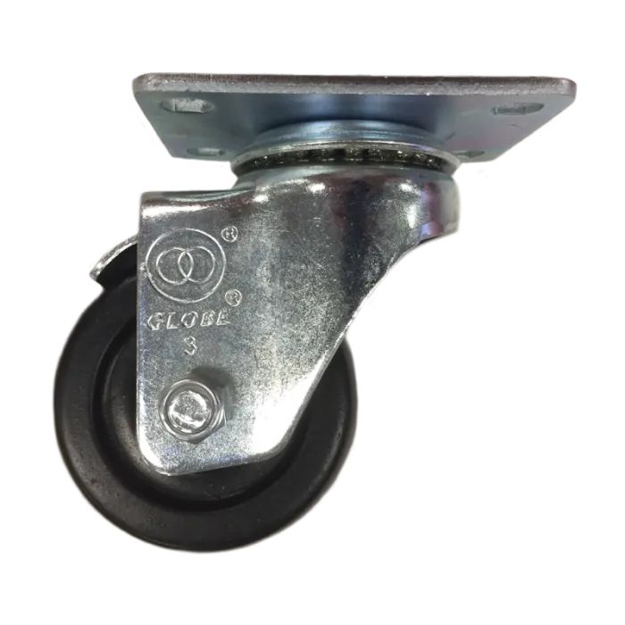 ViewSonic EP-WHL-005  Wheel Kit for EP5520 Series, Brake x2, Non-brake x2, Screw Hole 73mm x 45mm, Black