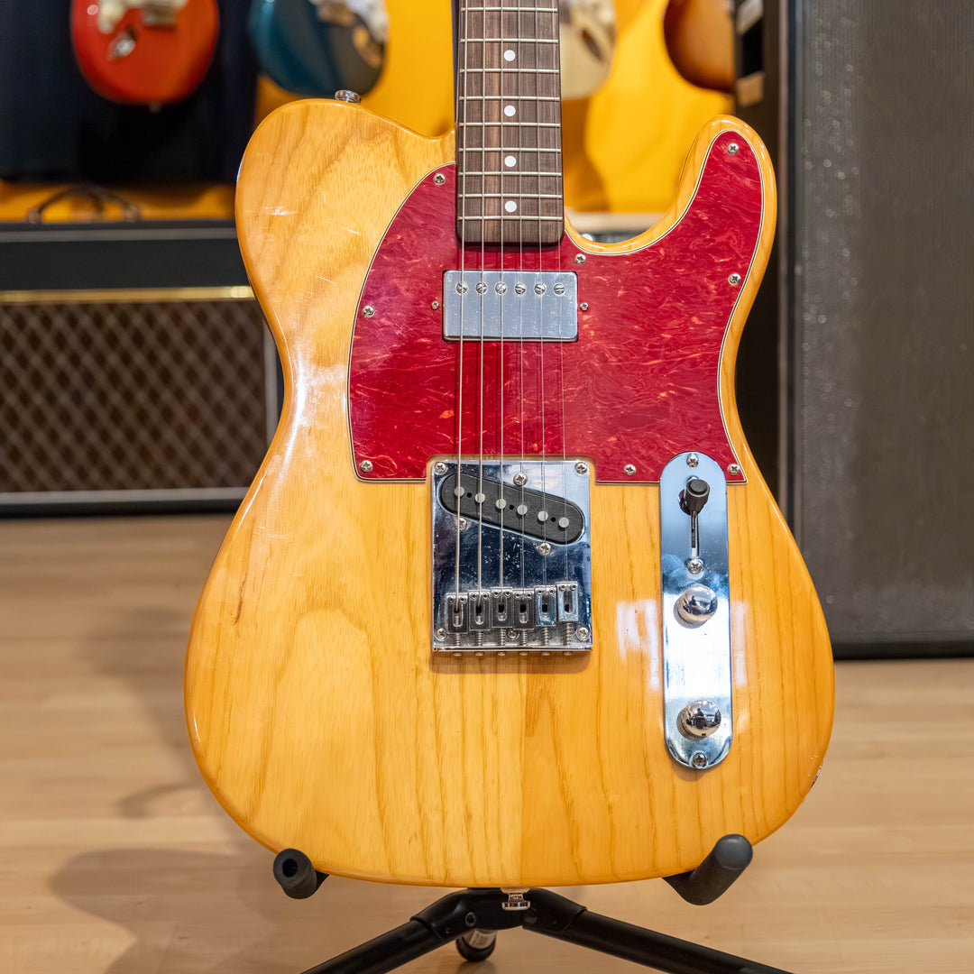 Squier- Pro Tone Series - Natural Ash Telecaster w/ Fender Econo Bag - (1996) - USED Electric Guitar