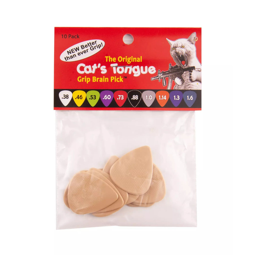 Cat's Tongue Pick .80 Tan (10)