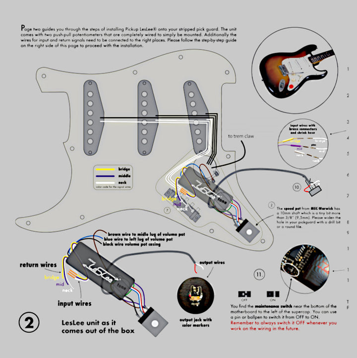 Allparts EP-0989-000 Pickup Leslee for Stratocaster