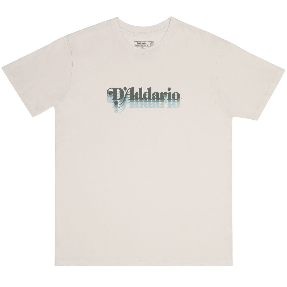 D'Addario ATD230695 D'Addario Tee Heritage - Ecru,  2X