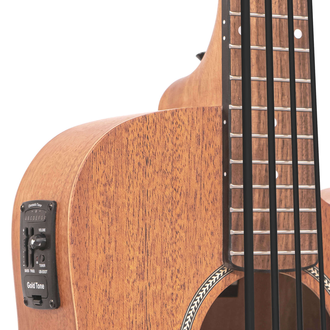Gold Tone 23-Inch Scale Acoustic-Electric MicroBass with Gig Bag