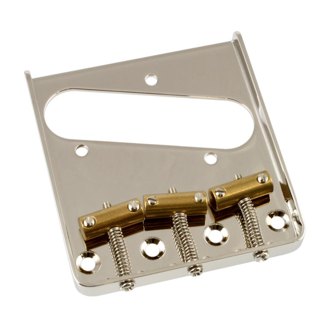 Allparts TB-5125 Vintage-style Compensated Saddle Bridge for Telecaster® Nickel