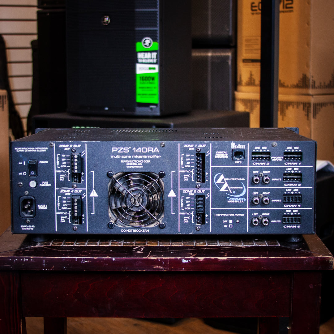 Peavey PZS 140RA Multi-zone Mixer / Amplifier (Used)