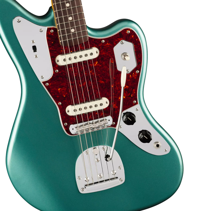 Fender American Professional Classic Jaguar® -  Rosewood Fingerboard -  Faded Sherwood Green Metallic
