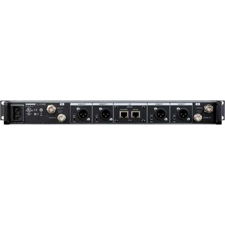Shure ULXD4Q-H50 Quad Channel Digital Wireless Receiver Frequency H50