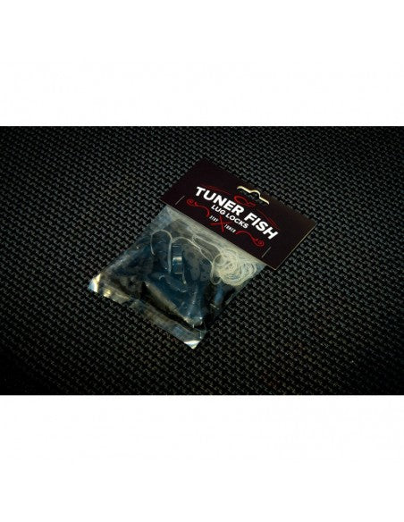 TFBK24- Tuner Fish Lug Locks- Black 24 Pack