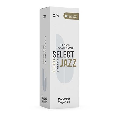 D'Addario Woodwinds ORSF05TSX2M Select Jazz, Tenor Saxophone - Filed, 2M, Box Of 5