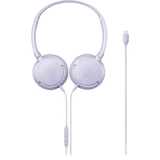 Audio-Technica ATH-S120C-LV USB-C On-Ear Headphones - Light Violet