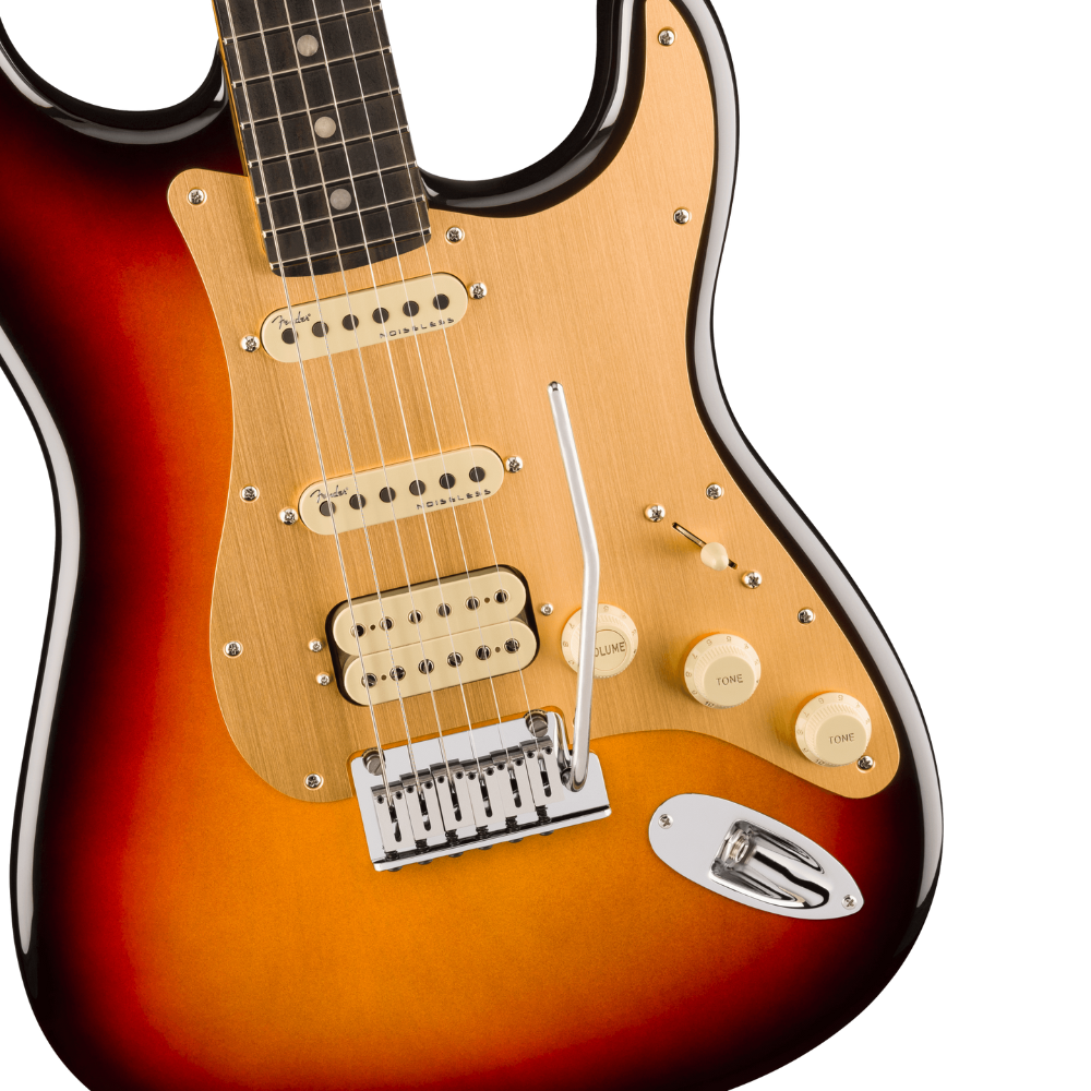 Fender American Ultra II Stratocaster HSS, Ebony Fingerboard (Ultraburst)  Electric Guitar