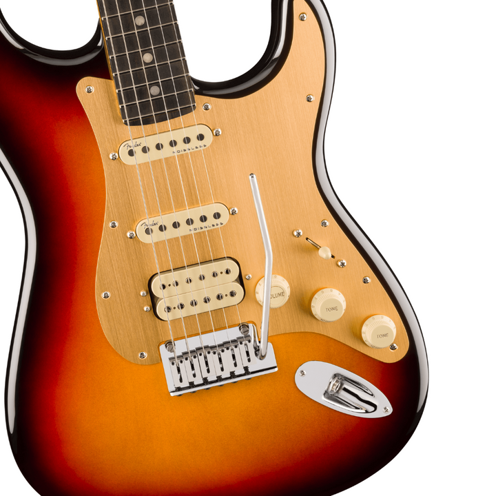 Fender American Ultra II Stratocaster HSS, Ebony Fingerboard (Ultraburst)  Electric Guitar