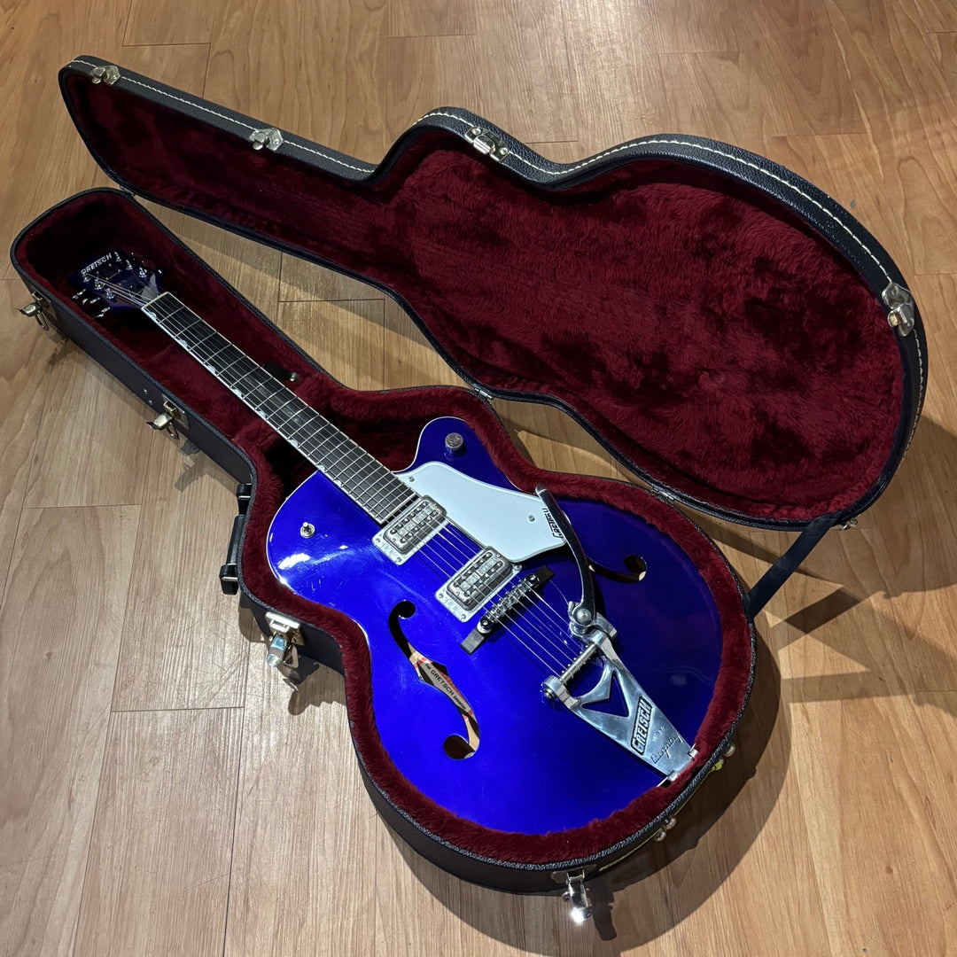 Gretsch - G6120-SH Setzer Hot Rod w/ Gretsch Hard Shell Case (MIJ-Regal Blue-1999) - USED