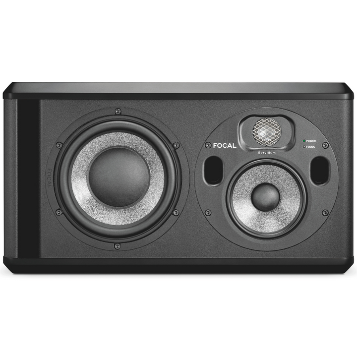 Focal TRIO 6 3-way active monitor - Black / 8" LF woofer + 5" midrange + 1" Beryllium tweeter + Dual Focus Mode - Black