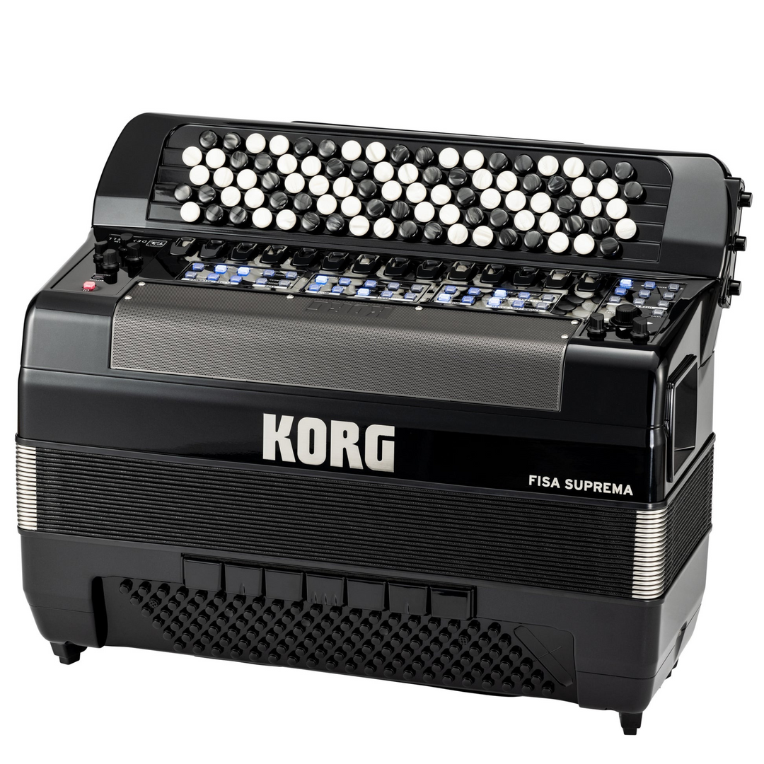 Korg FSUPBMBK FISA Suprema Digital Accordion - Buttons
