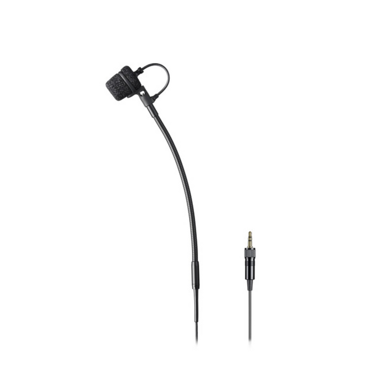 Audio-Technica ATM355VFCLM3 Clip-On Cardioid Condenser Instrument Microphone for Wireless (Sennheiser 3.5mm Connector)