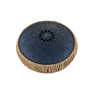 Meinl Sonic Energy Medium Octave Steel Tongue Drum, C Minor, Navy Blue