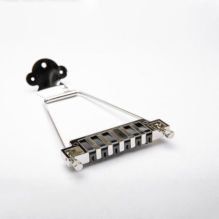 Allparts TP-3340-001 Leo Quan Badass FTT™ Fine Tuner Trapeze Tailpiece, Nickel