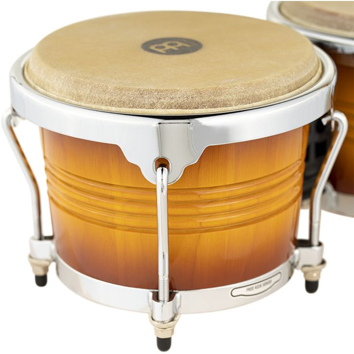 Meinl Percussion MarathonÂ® Exclusive Series FWB200 Bongo Gold Amber Sunburst