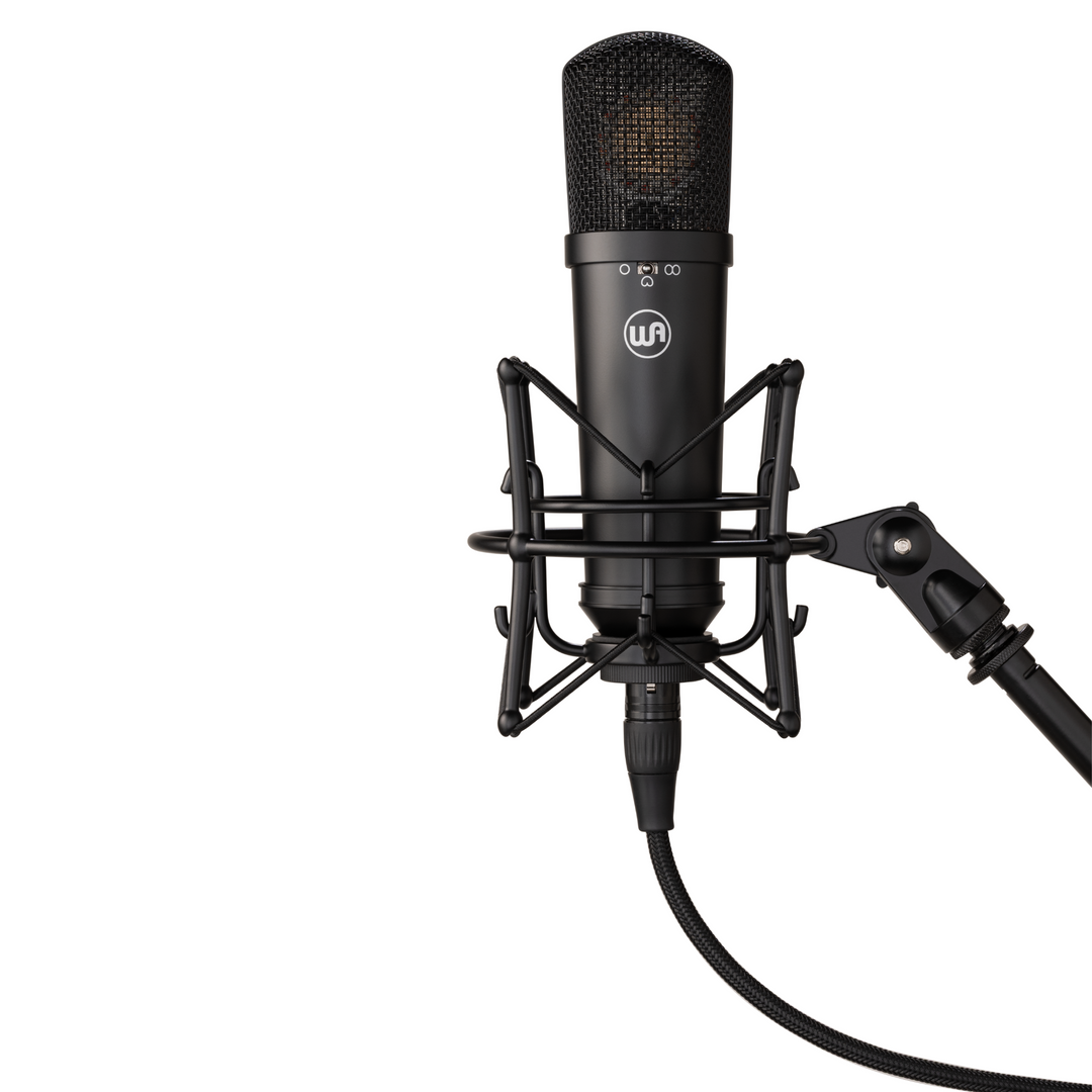 Warm Audio WA87JR-BLK FET Transformerless Multi-Pattern 87 style condenser Mic - Black
